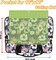 Double-Layer Carrying Case for Cricut Maker 3, Maker, Explore Air 2, Explore 3, Die Cut Machine, Water Resistant Carrying Bag with Cutting Mat Pocket, Storage Tote Bag for Tools Accessories, Floral